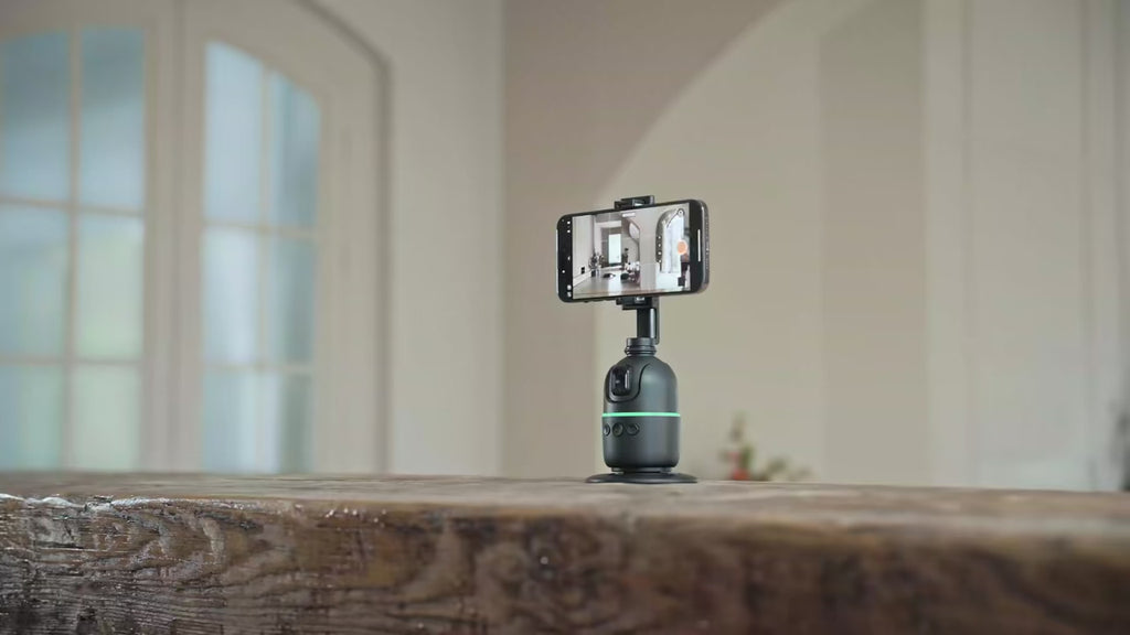 AI Auto-Tracking Phone Holder – Hands-Free Video Recording